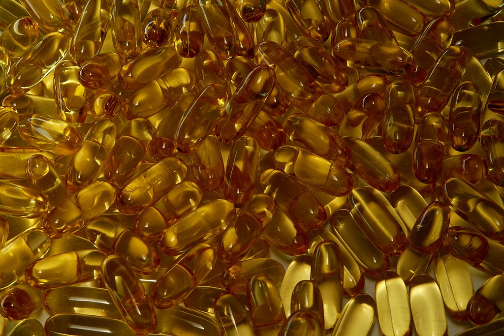 Fish oils, as shown here, are very common in drugstore aisles.